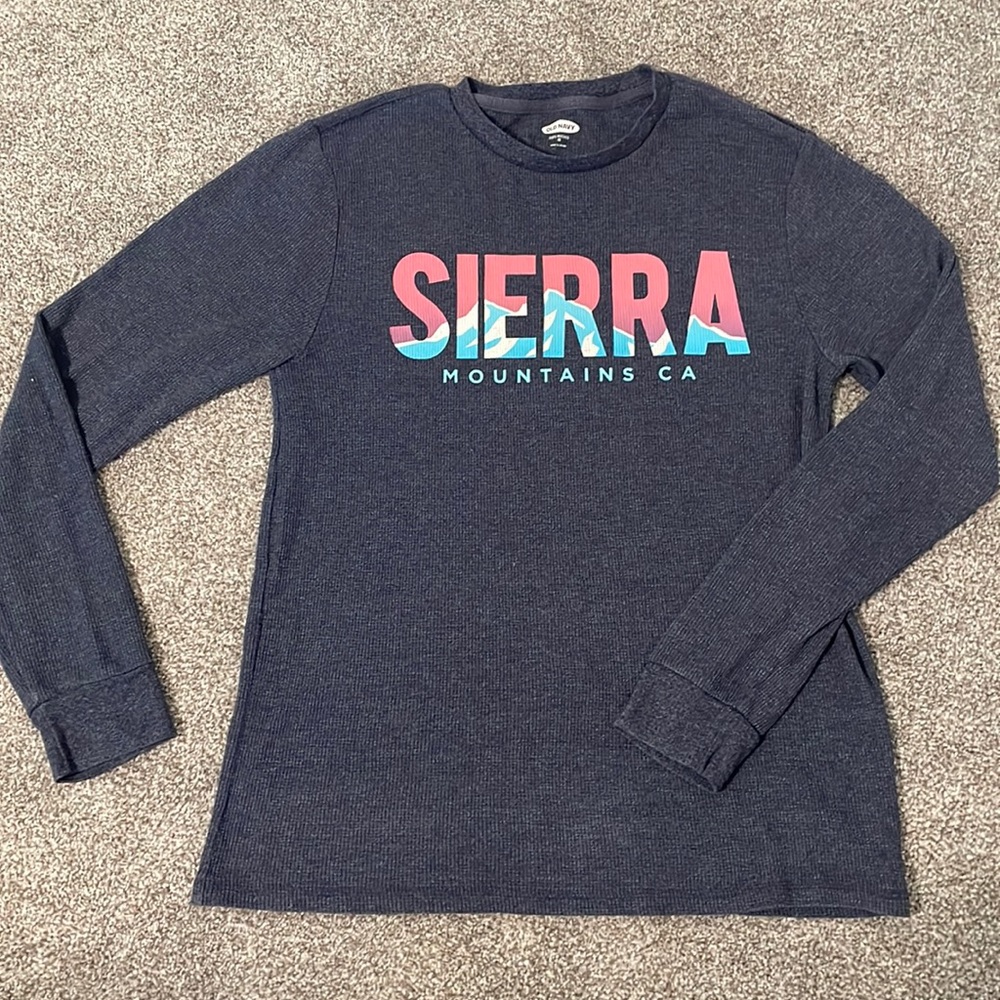 Old Navy waffle weave soft thermal shirt